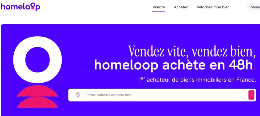 image de page de garde de Homeloop pour notre comparatif d'agences immobilières en ligne