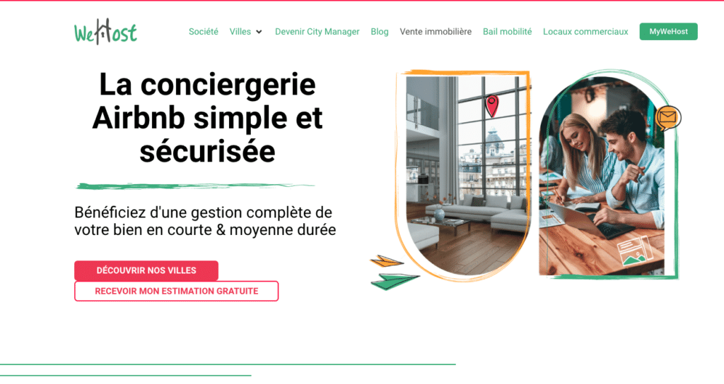 WeHost comparatif meilleures conciergeries Airbnb