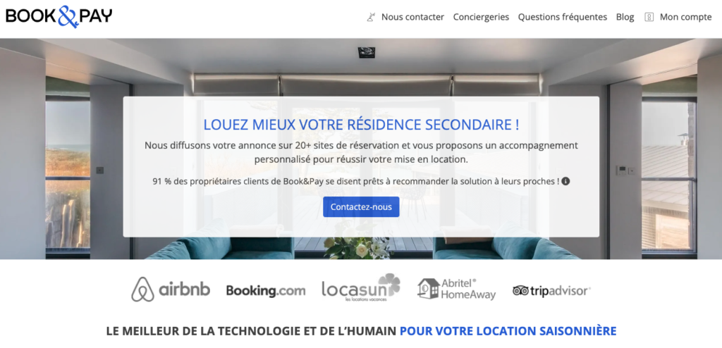 Comparatif des meilleures conciergeries Airbnb Book&Pay