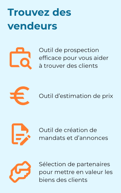 Exemple d'outils de prospection pour les mandataires IAD