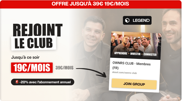 tarifs ownrs club