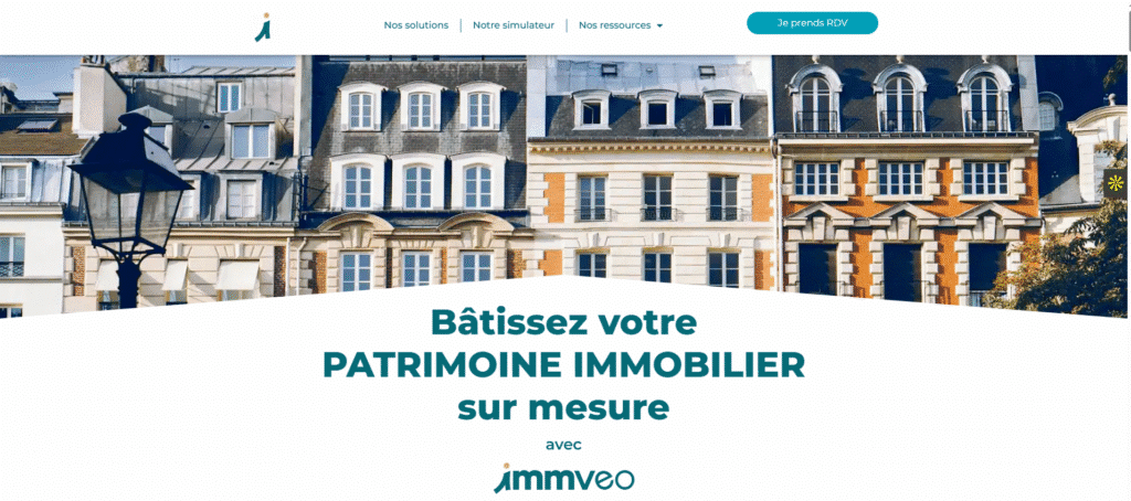 première page immveo