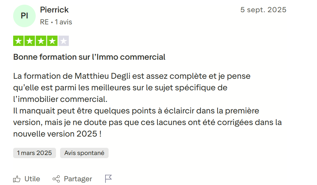 avis plus mitigé matthieu degli innocenti