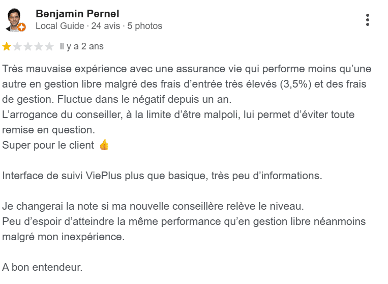 avis négatif Quintésens