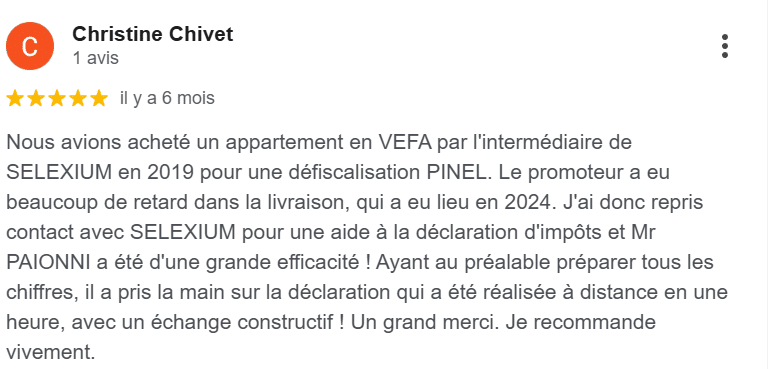 avis positif selexium