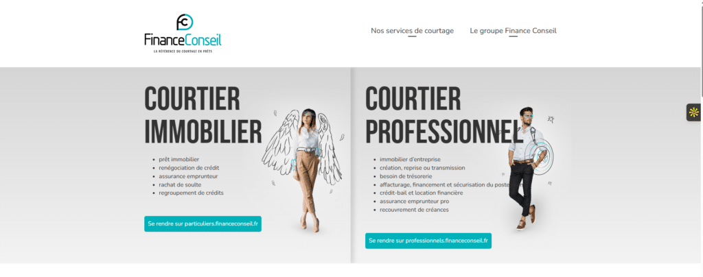 première page finance conseil