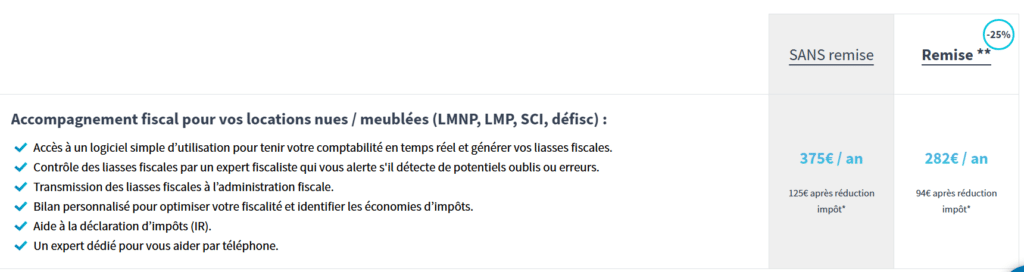 tarif comptabilité mr hugo