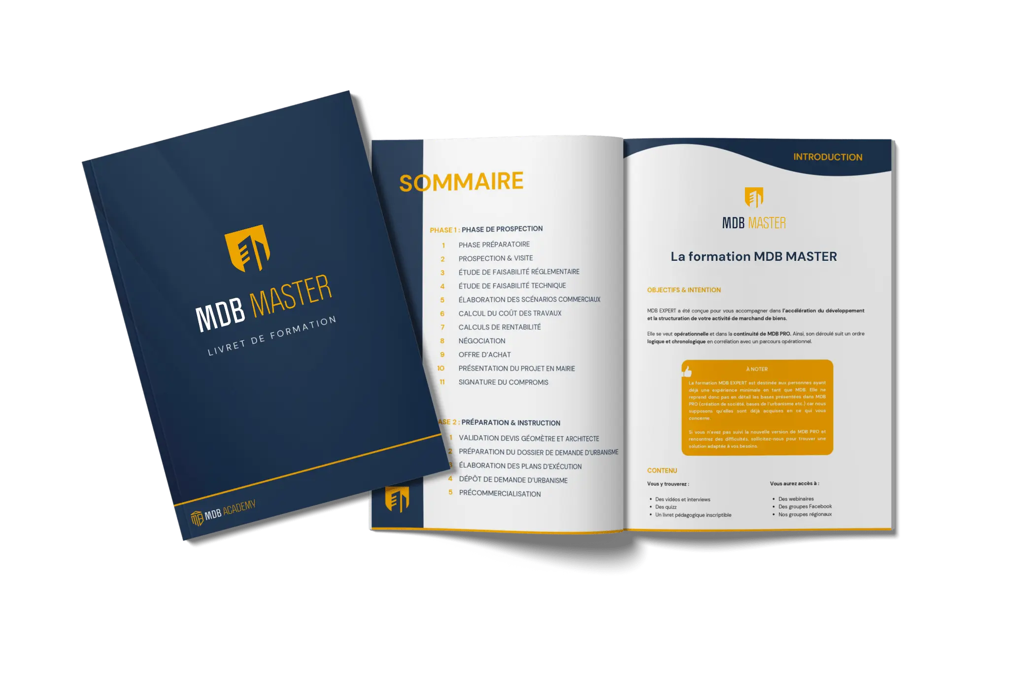 Livret de formation MDB MASTER