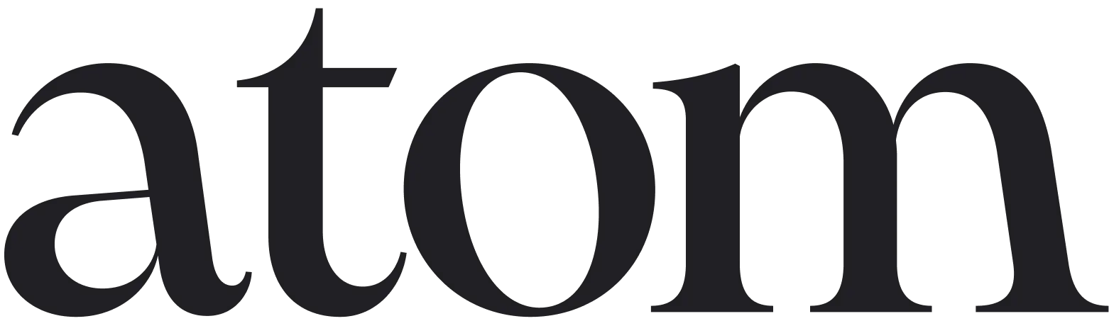Logo Atom Noir